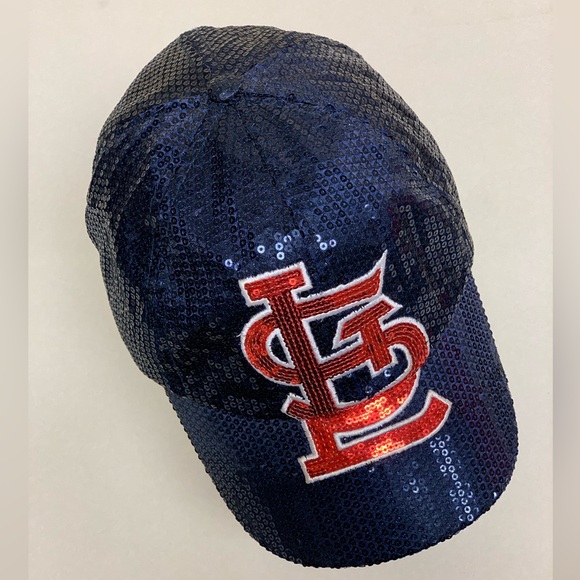 ‘47 Brand Accessories - St. Louis Cardinals 47 Brand LIMITED EDITION BLING SEQUIN SPARKLE HAT MLB